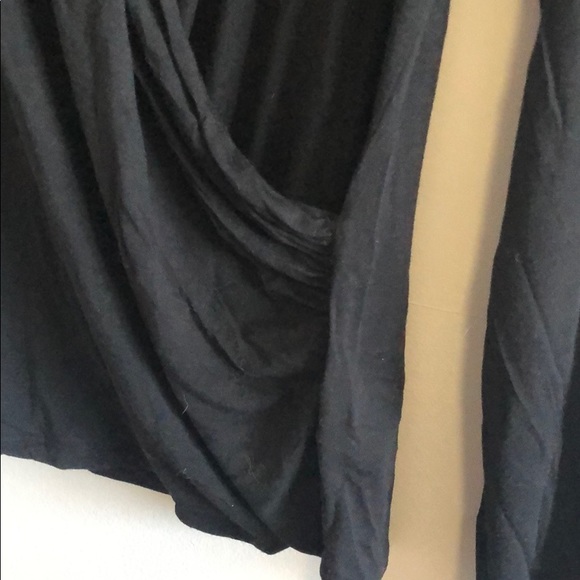 Knit long sleeve with faux wrap front - Picture 3 of 5